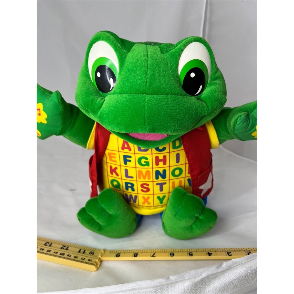 LeapFrog Read And Sing Interactive Plush Frog Learning Toy 2000 Vintage Tested - Picture 6 of 8